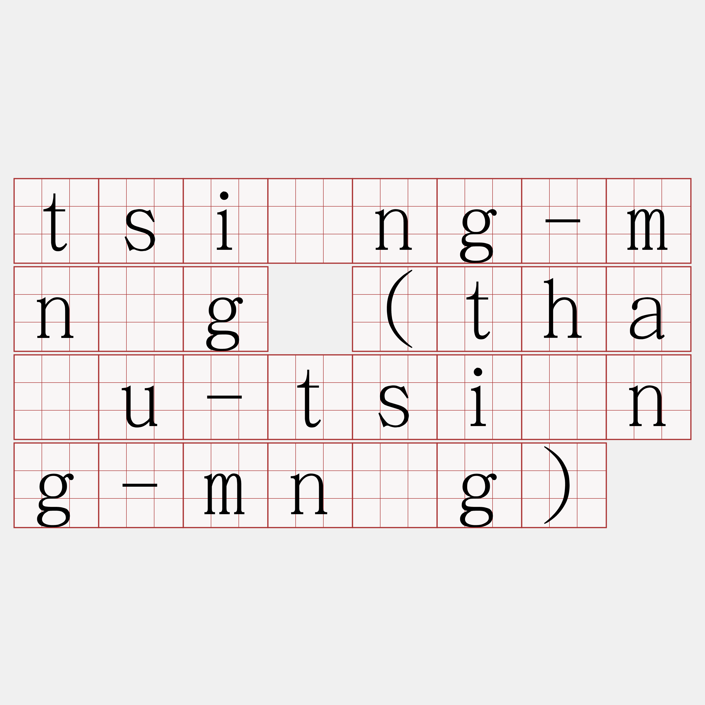 tsîng-mn̂g (thâu-tsîng-mn̂g)